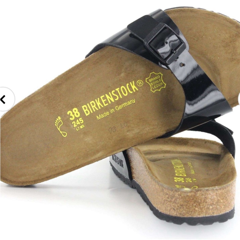 Birkenstock Madrid Patent Leather sandals in very good condition